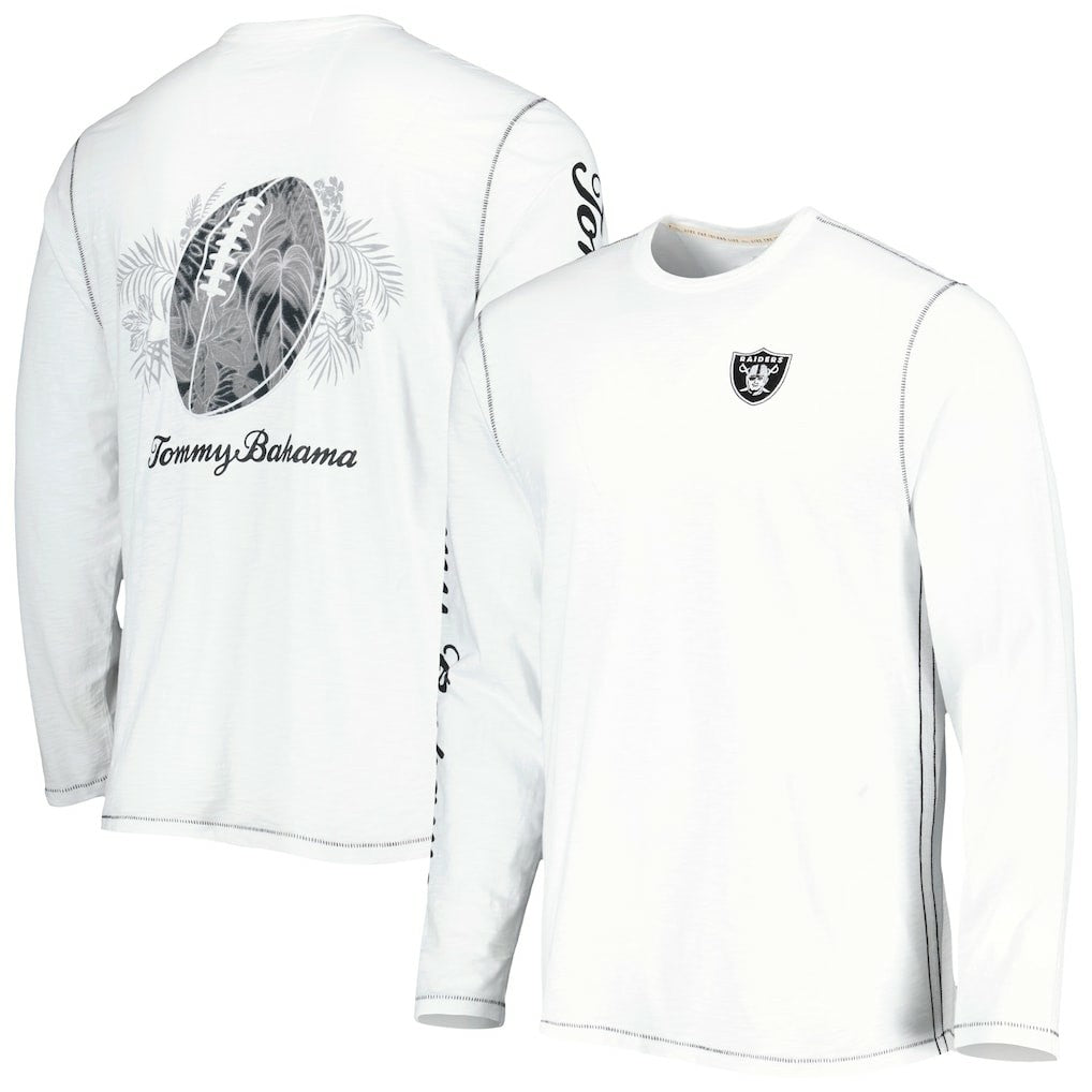 Las Vegas Raiders Laces Out Billboard Long Sleeve T-Shirt - White discount