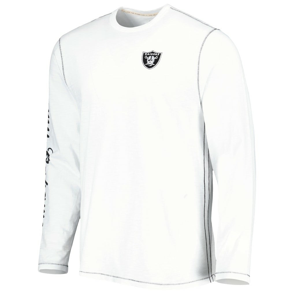 Las Vegas Raiders Laces Out Billboard Long Sleeve T-Shirt - White discount