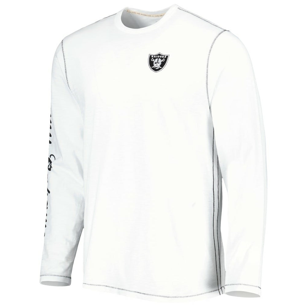 Las Vegas Raiders Laces Out Billboard Long Sleeve T-Shirt - White discount
