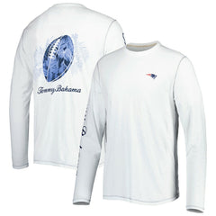 New England Patriots Laces Out Billboard Long Sleeve T-Shirt - White for sale