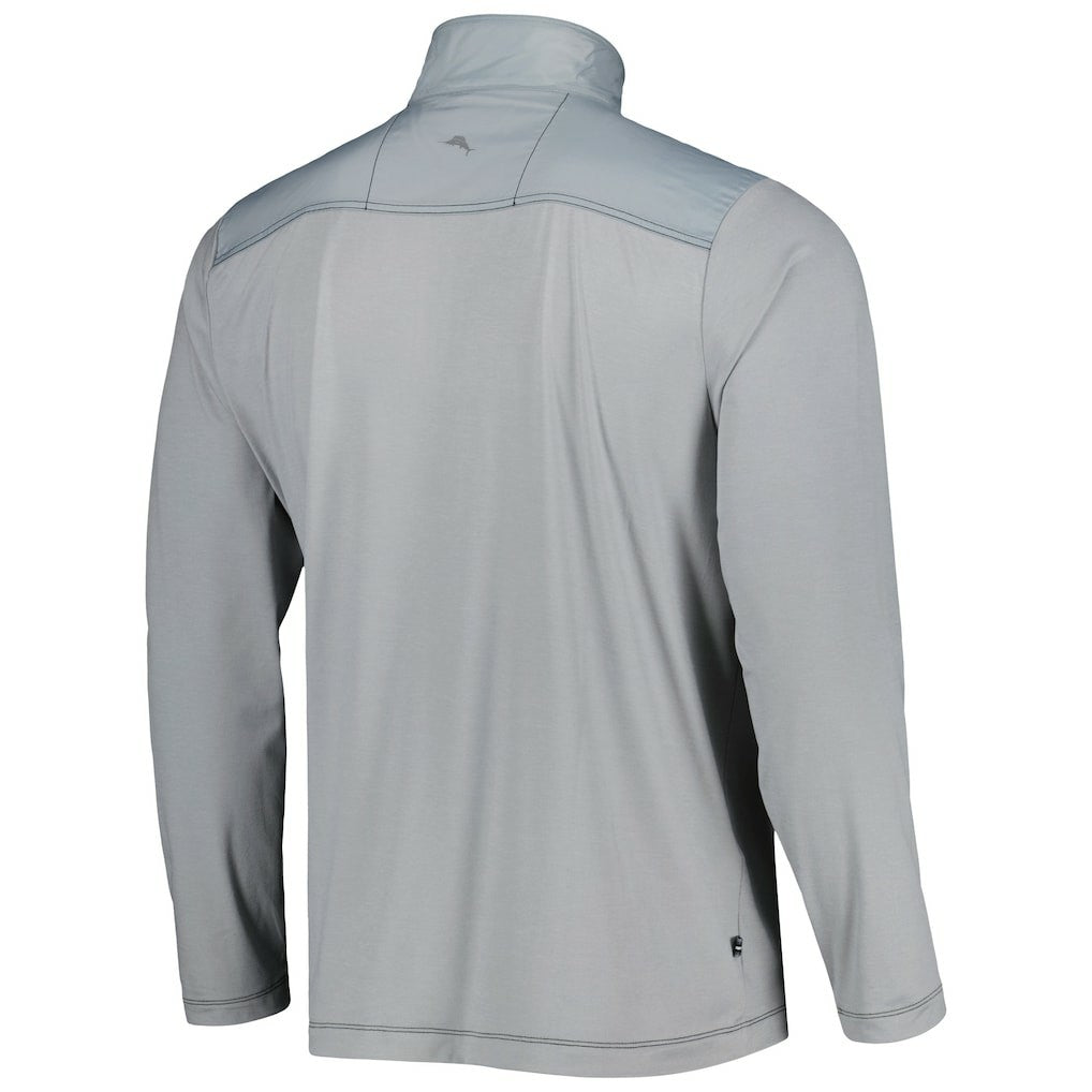 Las Vegas Raiders On Deck IslandZone Half-Zip Jacket - Gray online
