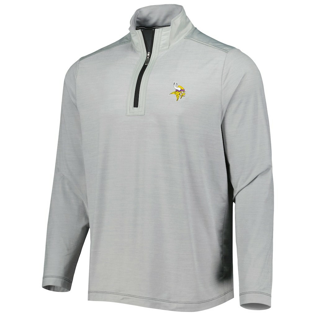 Minnesota Vikings On Deck IslandZone Half-Zip Jacket - Gray discount