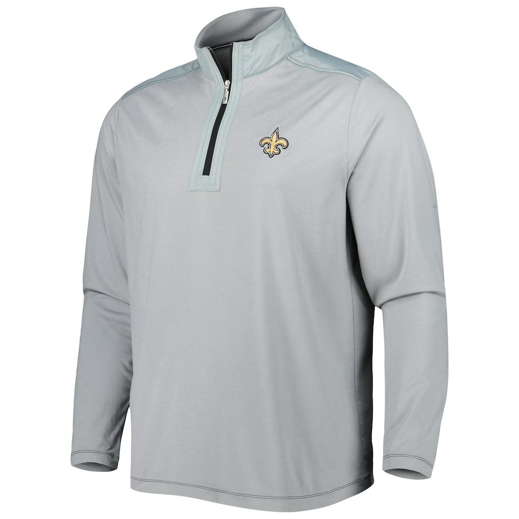 New Orleans Saints On Deck IslandZone Half-Zip Jacket - Gray sale