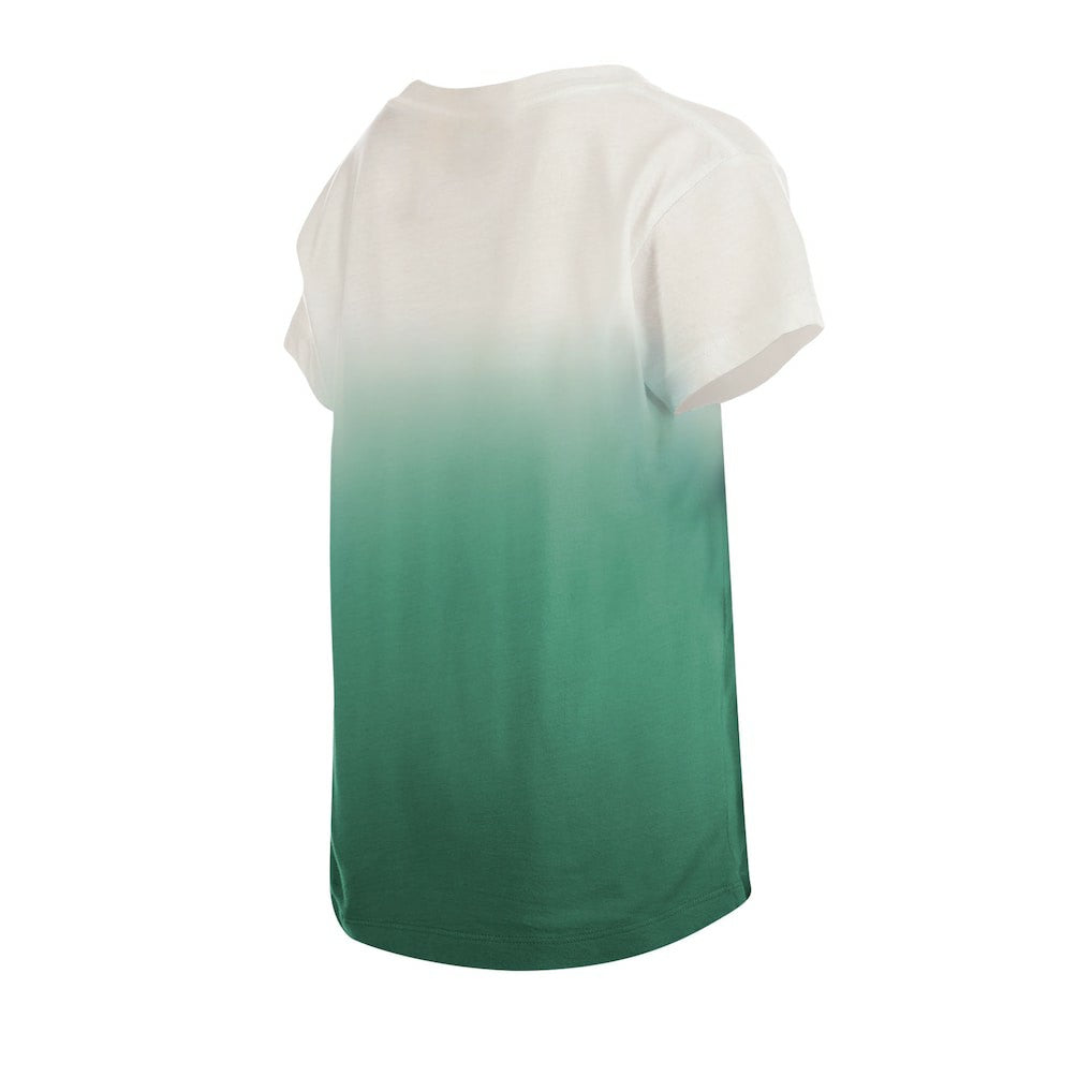Green Bay Packers New Era Youth Multi Logo Ombre V-Neck T-Shirt - Green for sale