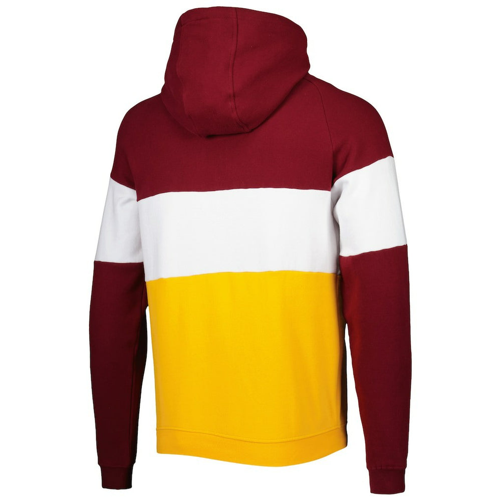 Washington Commanders New Era Colorblock Current Pullover Hoodie - Gold outlet