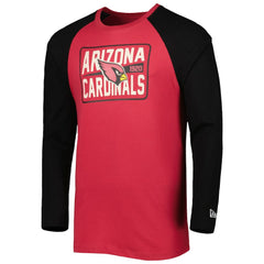 Arizona Cardinals New Era Current Raglan Long Sleeve T-Shirt - Cardinal discount