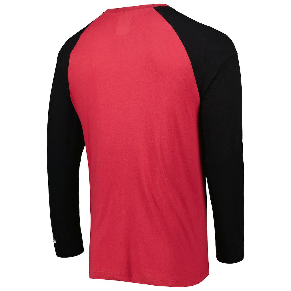 Arizona Cardinals New Era Current Raglan Long Sleeve T-Shirt - Cardinal discount