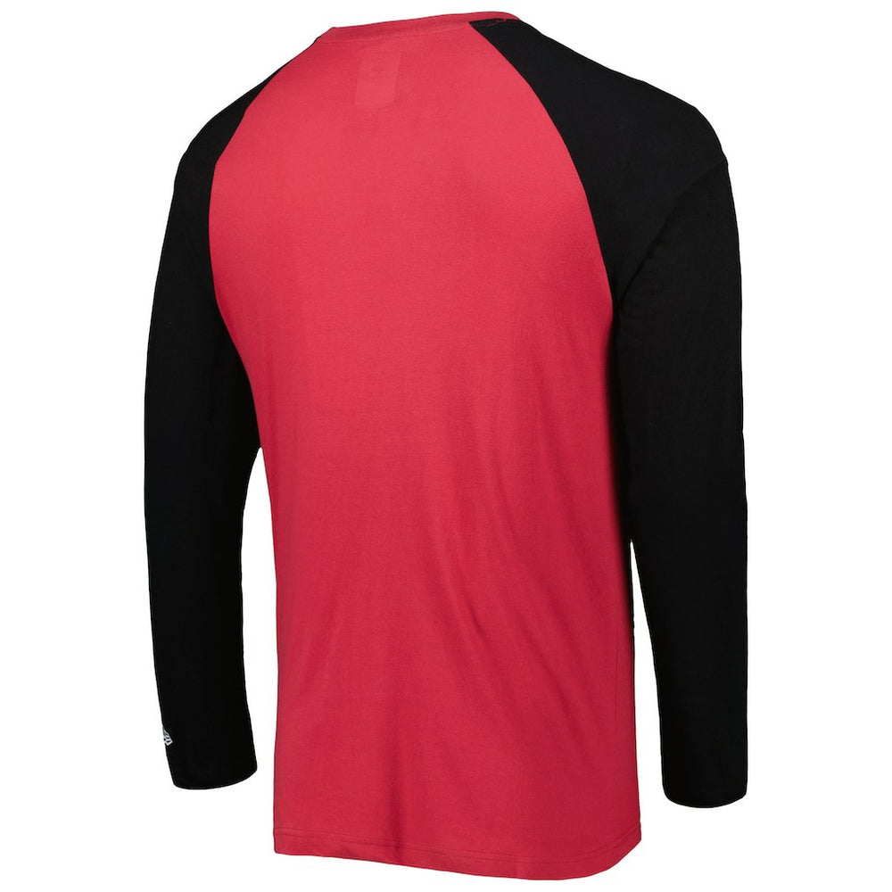 Arizona Cardinals New Era Current Raglan Long Sleeve T-Shirt - Cardinal discount