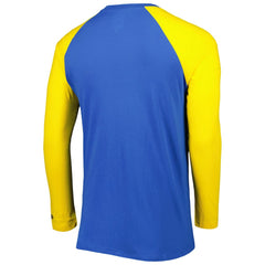 Los Angeles Rams New Era Current Raglan Long Sleeve T-Shirt - Royal discount