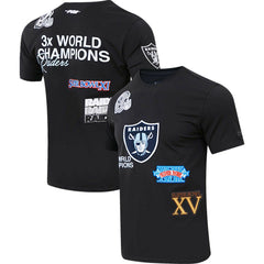 Las Vegas Raiders Pro Standard Championship T-Shirt - Black on sale