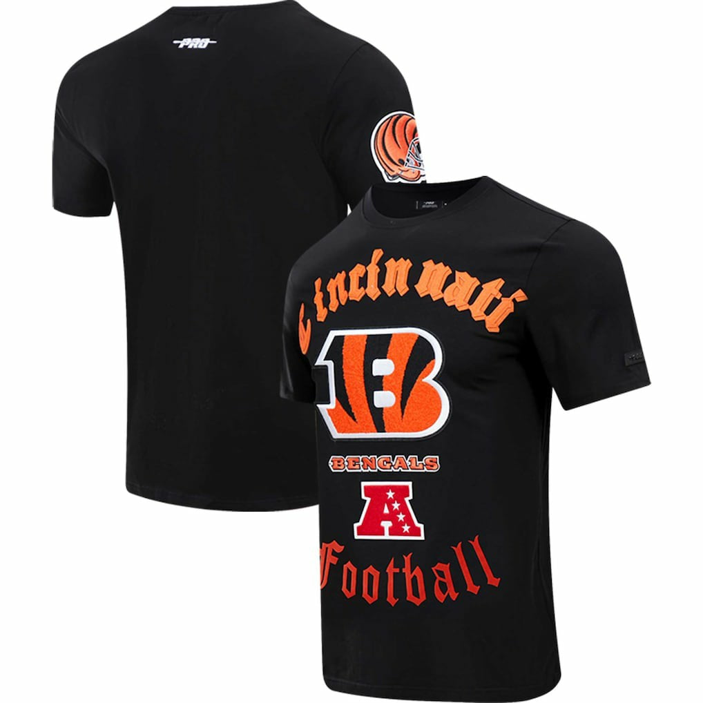 Cincinnati Bengals Pro Standard Old English T-Shirt - Black online