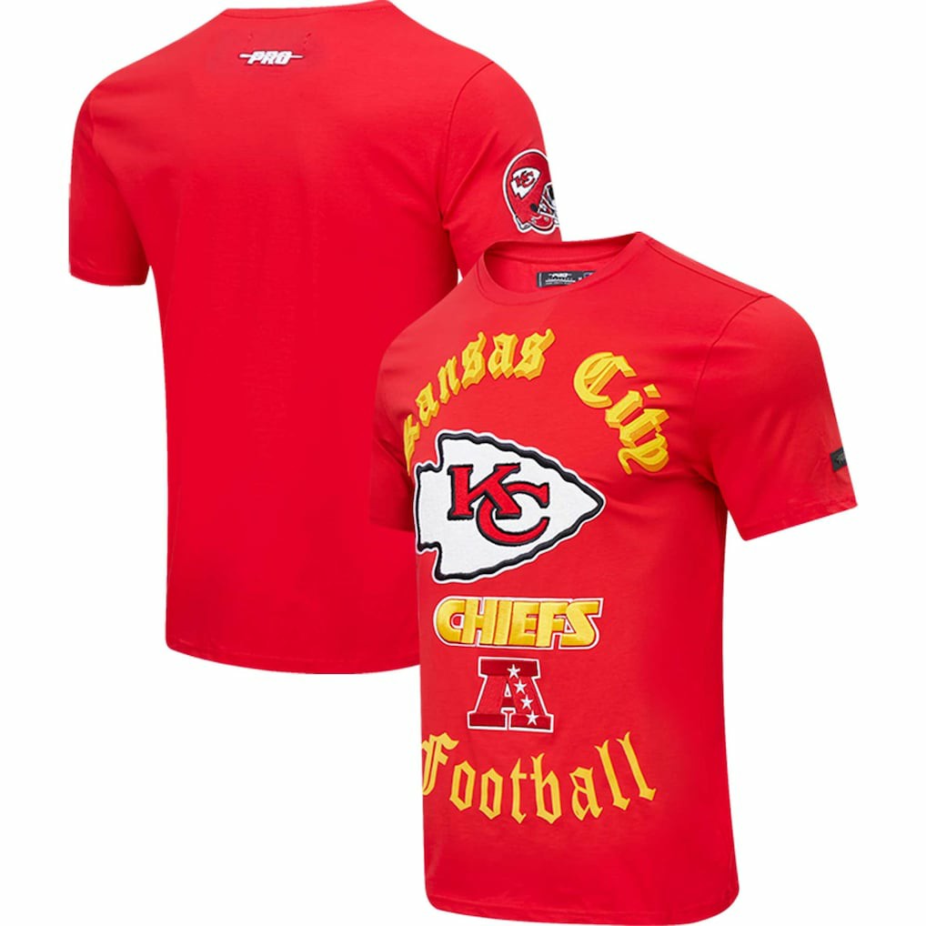 Kansas City Chiefs Pro Standard Old English T-Shirt - Red cheap