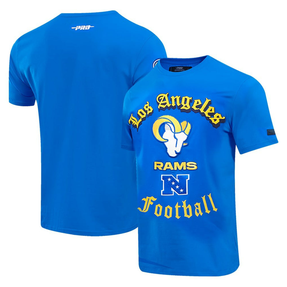 Los Angeles Rams Pro Standard Old English T-Shirt - Royal on sale