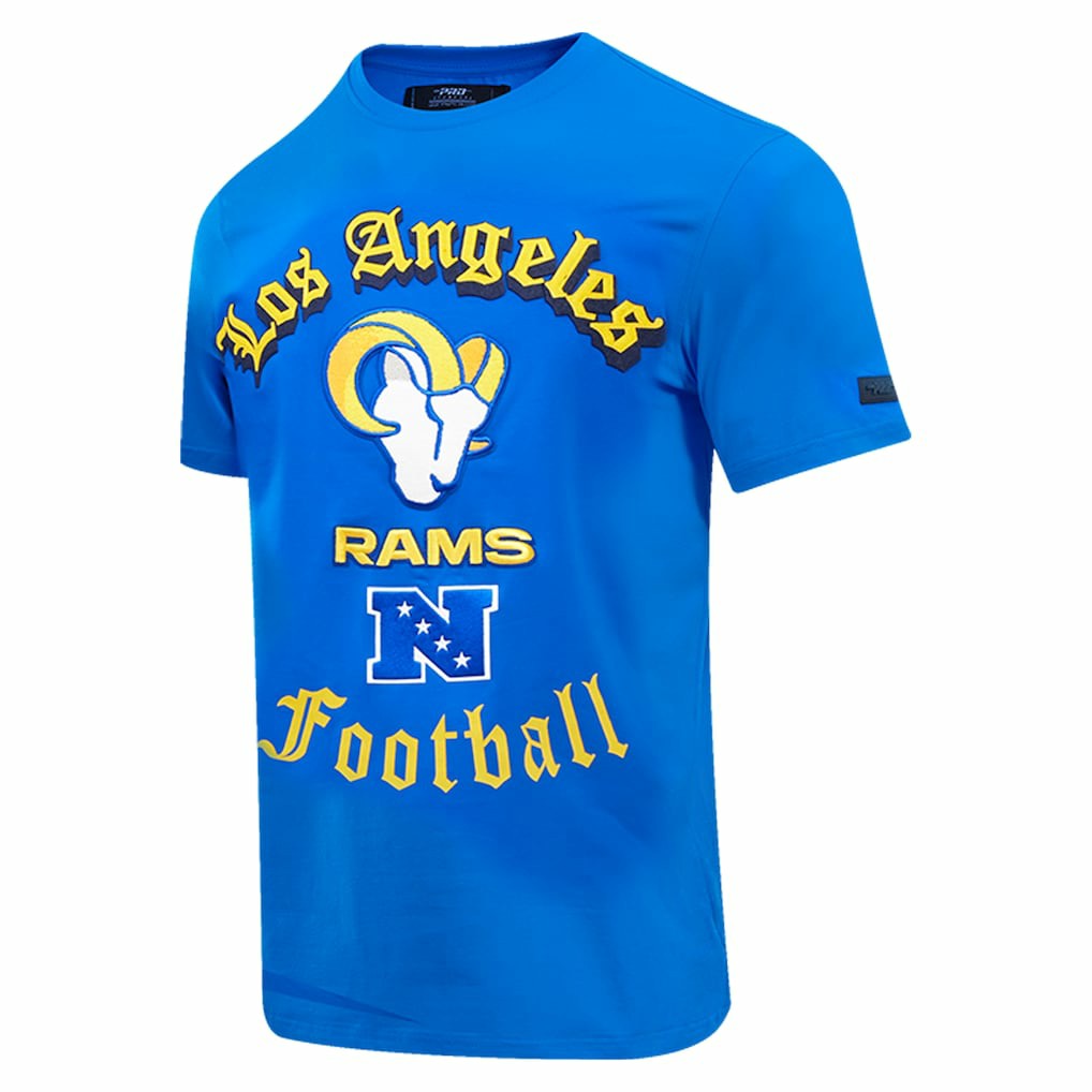 Los Angeles Rams Pro Standard Old English T-Shirt - Royal on sale
