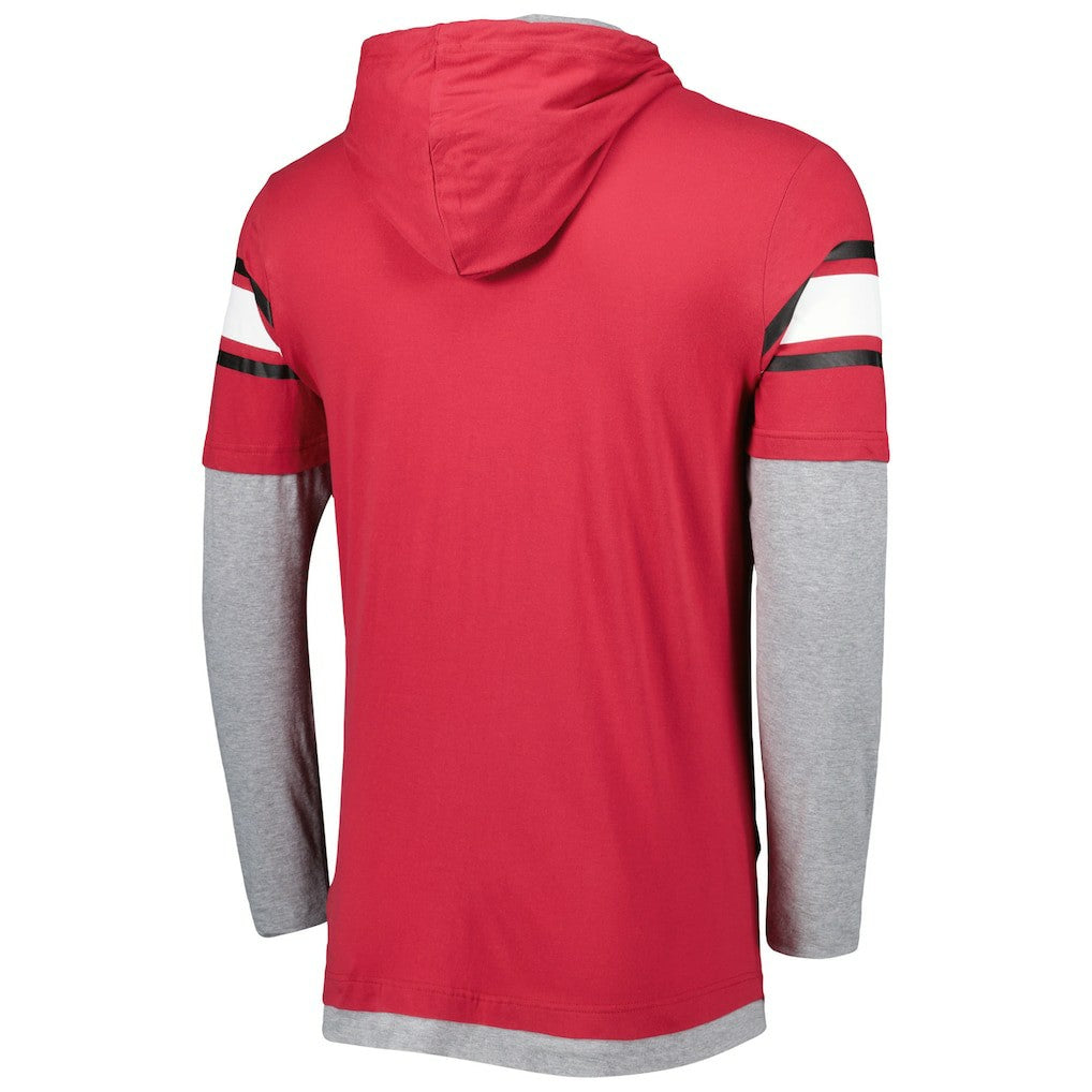 Arizona Cardinals New Era Long Sleeve Hoodie T-Shirt - Cardinal cheap