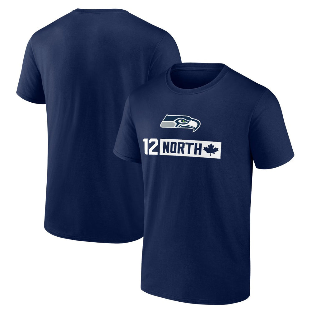 Seattle Seahawks 12 North T-Shirt - College Navy outlet