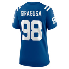Tony Siragusa Indianapolis Colts Women's Game Retired Player Jersey - Royal | Nike discount