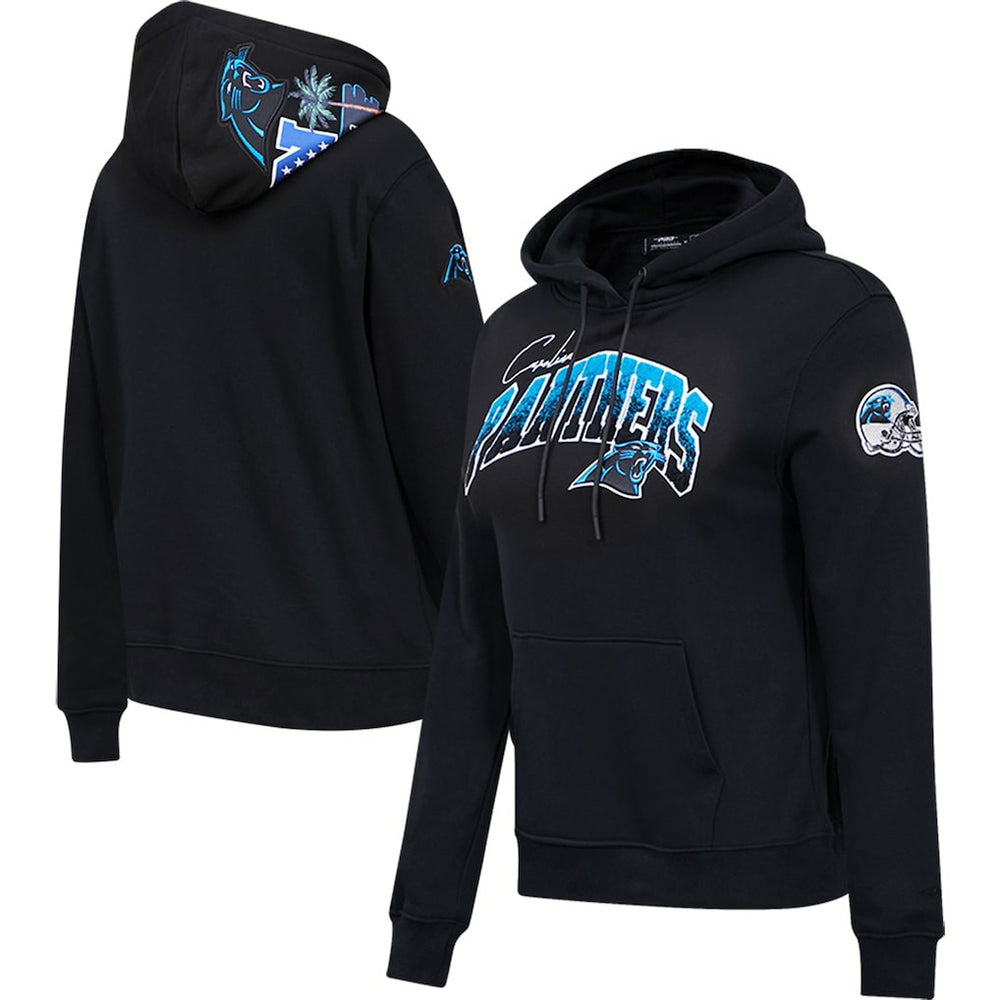 Carolina Panthers Pro Standard Women's Local Patch Pullover Hoodie - Black cheap