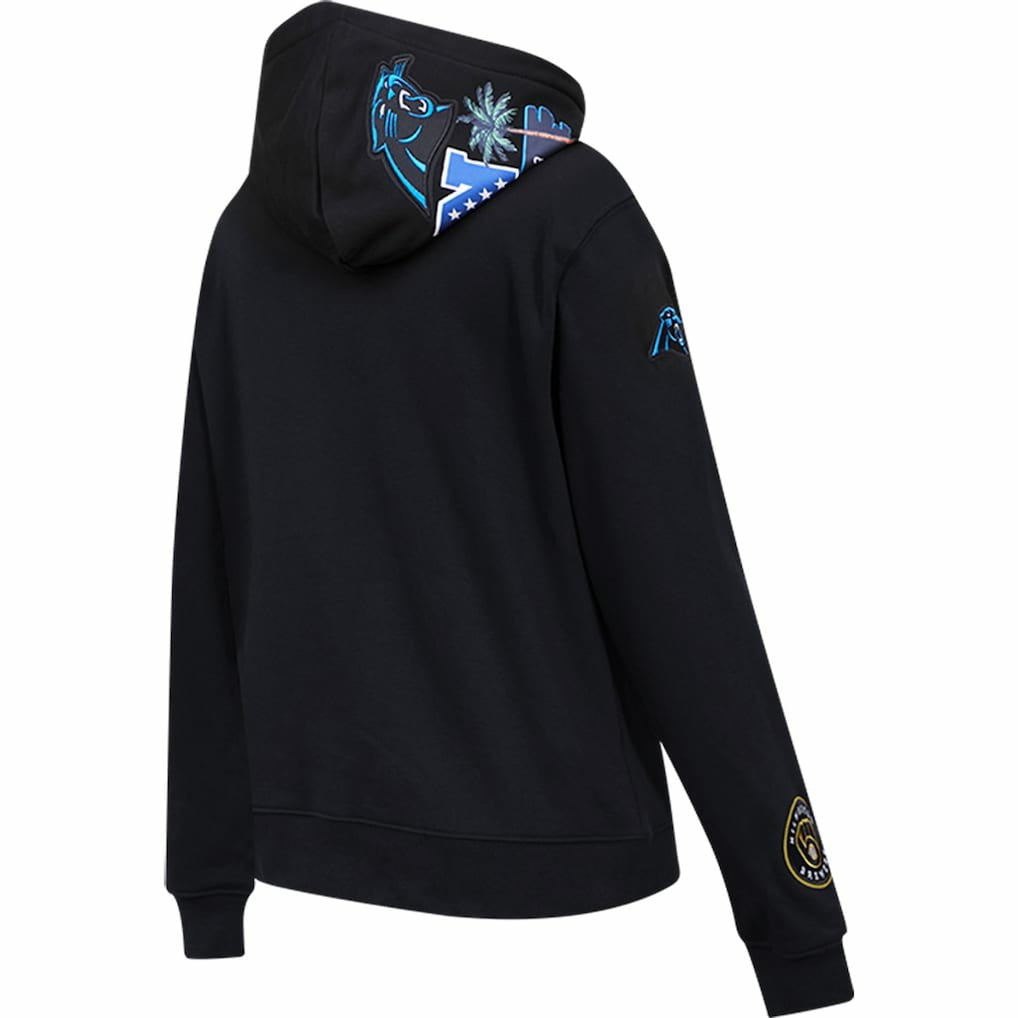 Carolina Panthers Pro Standard Women's Local Patch Pullover Hoodie - Black cheap