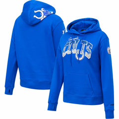 Indianapolis Colts Pro Standard Women's Local Patch Pullover Hoodie - Royal on sale