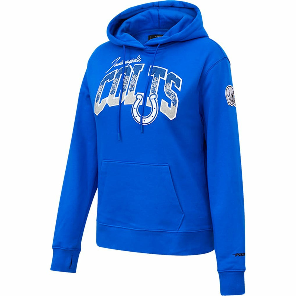 Indianapolis Colts Pro Standard Women's Local Patch Pullover Hoodie - Royal on sale