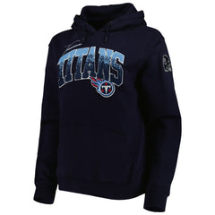 Tennessee Titans Pro Standard Women's Local Patch Pullover Hoodie - Navy discount