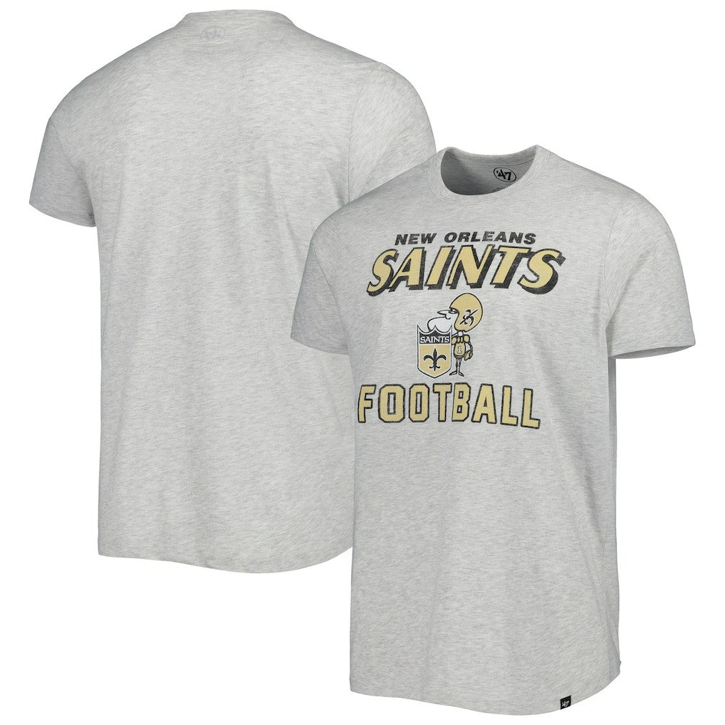 New Orleans Saints '47 Dozer Franklin Lightweight T-Shirt - Gray for sale