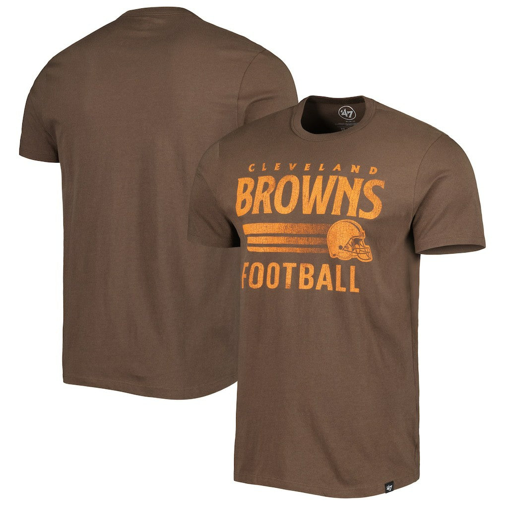 Cleveland Browns '47 Wordmark Rider Franklin T-Shirt - Brown online
