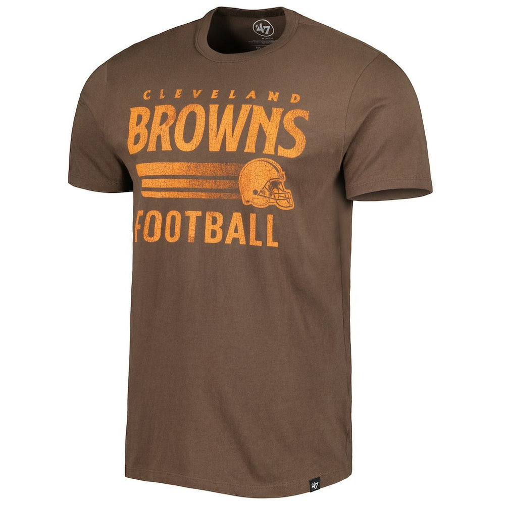 Cleveland Browns '47 Wordmark Rider Franklin T-Shirt - Brown online