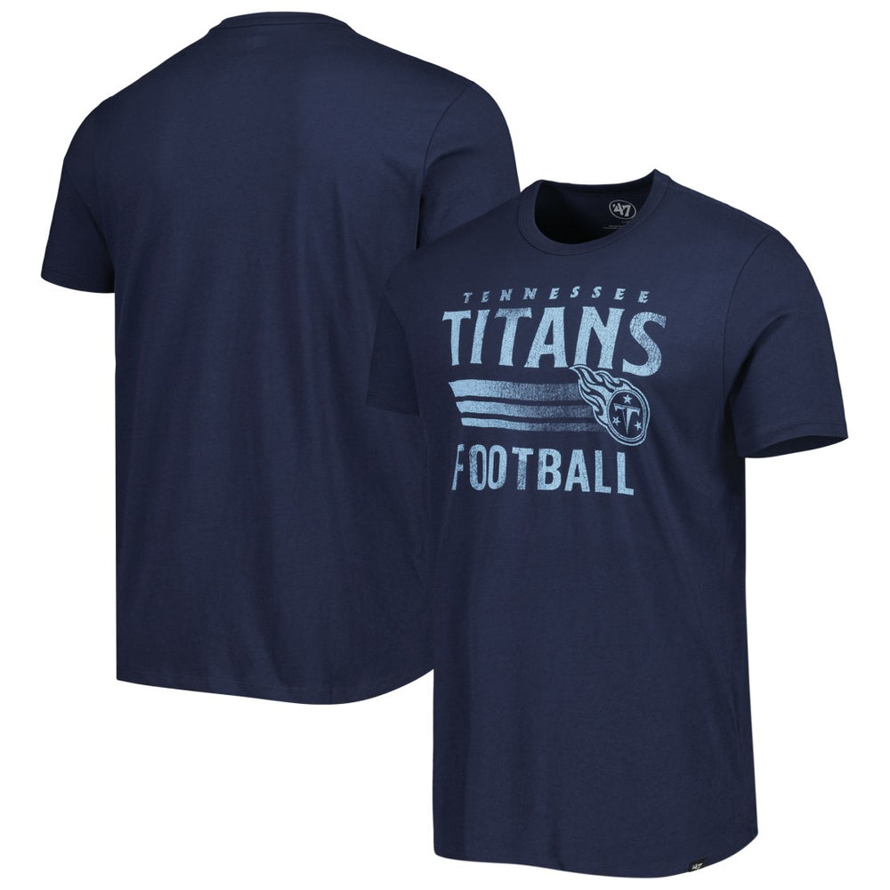 Tennessee Titans '47 Wordmark Rider Franklin T-Shirt - Navy sale