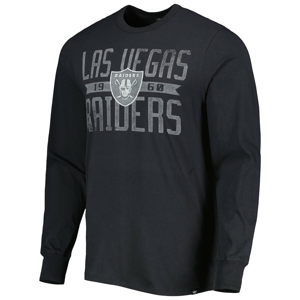 Las Vegas Raiders '47 Brand Wide Out Franklin Long Sleeve T-Shirt - Black online