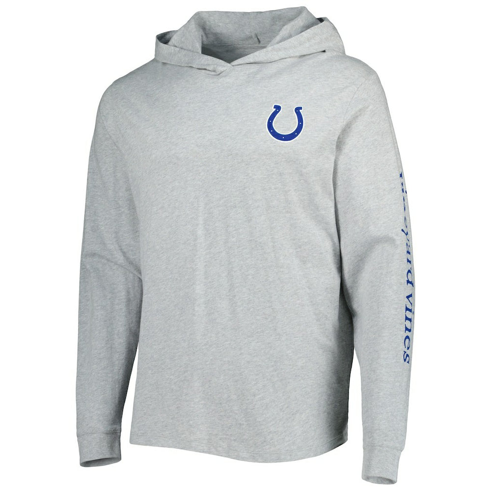 Indianapolis Colts Vineyard Vines Local Long Sleeve Hoodie T-Shirt - Heathered Gray on sale