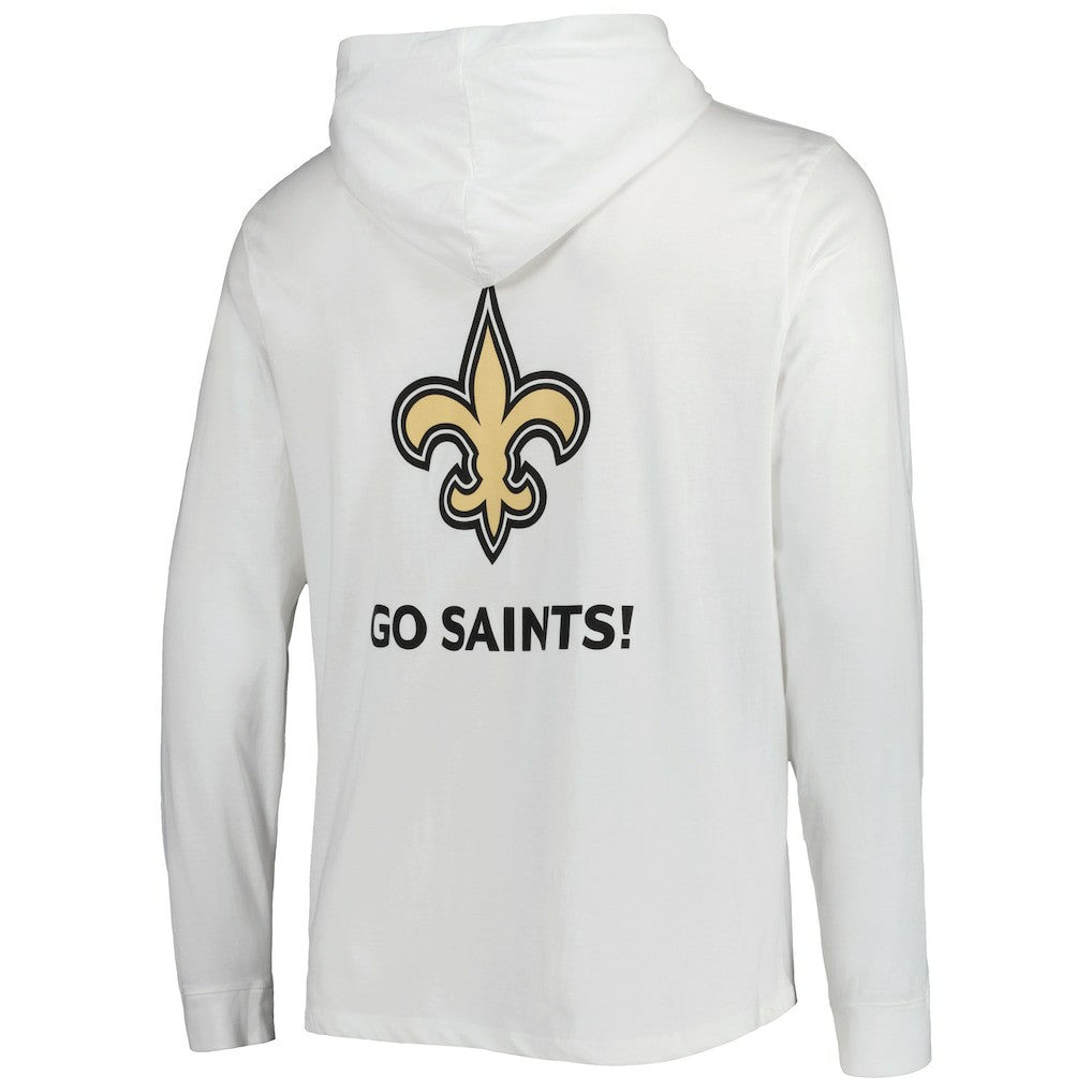 New Orleans Saints Vineyard Vines Local Long Sleeve Hoodie T-Shirt - White online