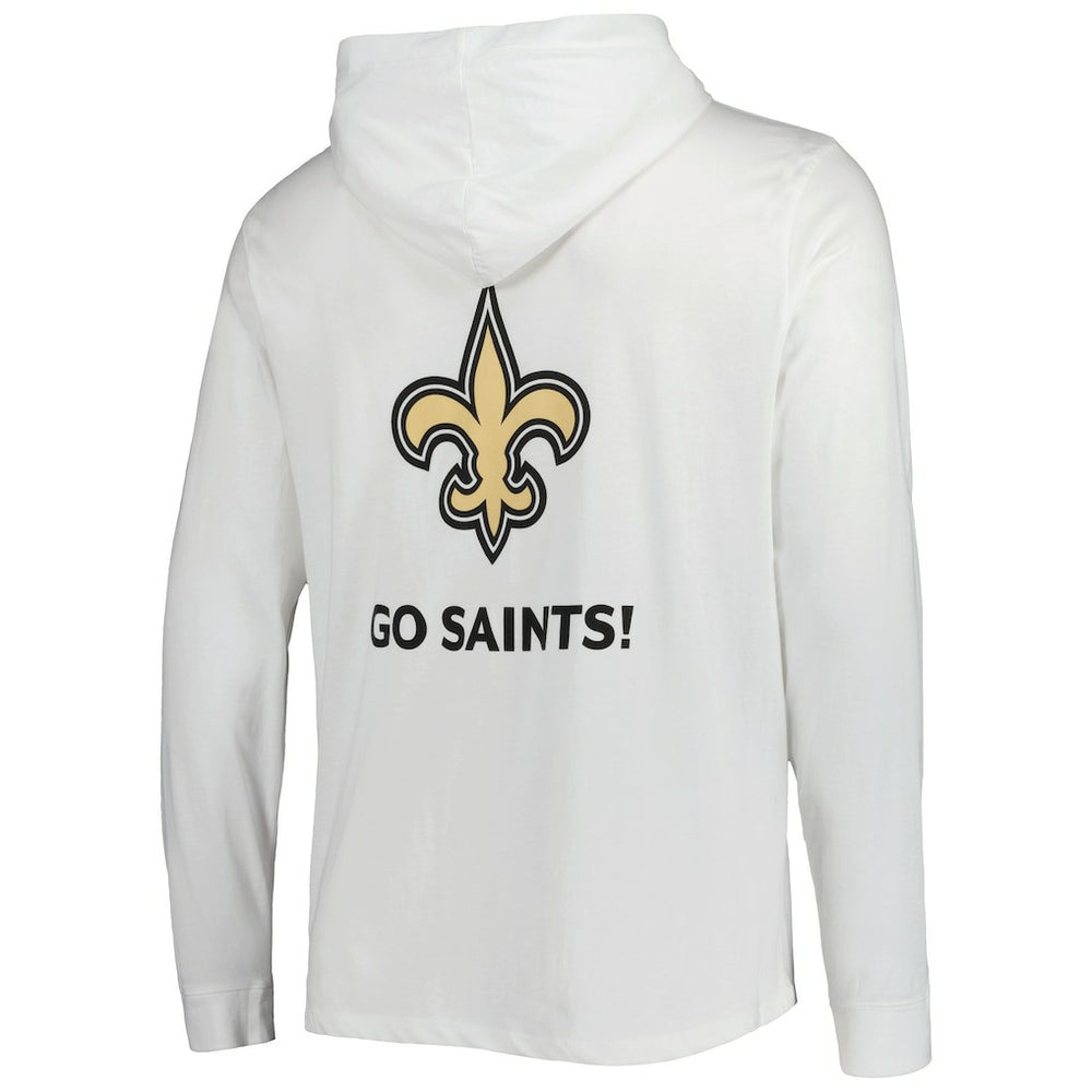 New Orleans Saints Vineyard Vines Local Long Sleeve Hoodie T-Shirt - White online