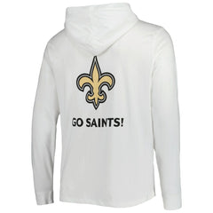 New Orleans Saints Vineyard Vines Local Long Sleeve Hoodie T-Shirt - White online