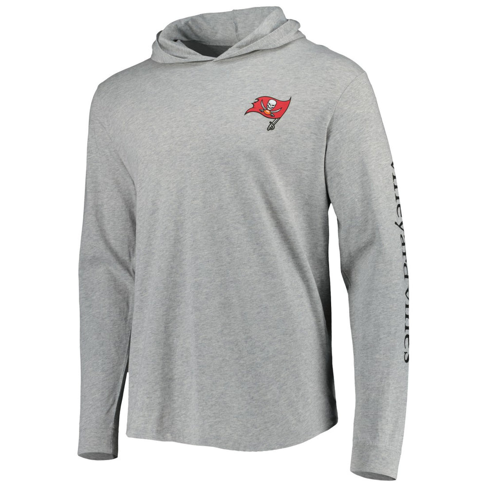 Tampa Bay Buccaneers Vineyard Vines Local Long Sleeve Hoodie T-Shirt - Heathered Gray on sale