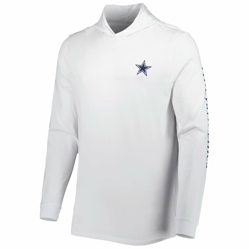 Dallas Cowboys Vineyard Vines Local Long Sleeve Hoodie T-Shirt - White for sale