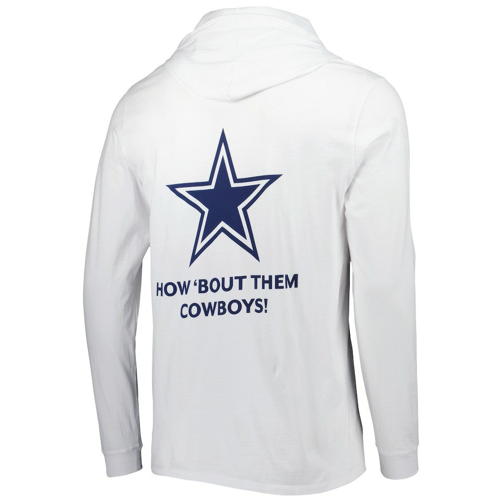 Dallas Cowboys Vineyard Vines Local Long Sleeve Hoodie T-Shirt - White for sale
