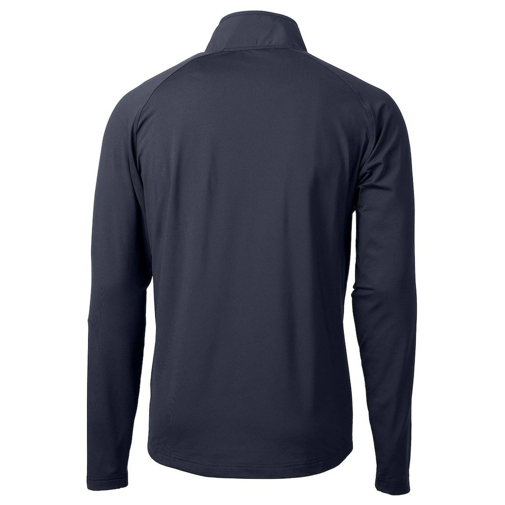 Denver Broncos Cutter & Buck Adapt Eco Knit Hybrid Recycled Quarter-Zip Pullover Top - Navy online