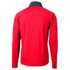 Indianapolis Colts Cutter & Buck Adapt Eco Knit Hybrid Recycled Quarter-Zip Pullover Top - Red cheap