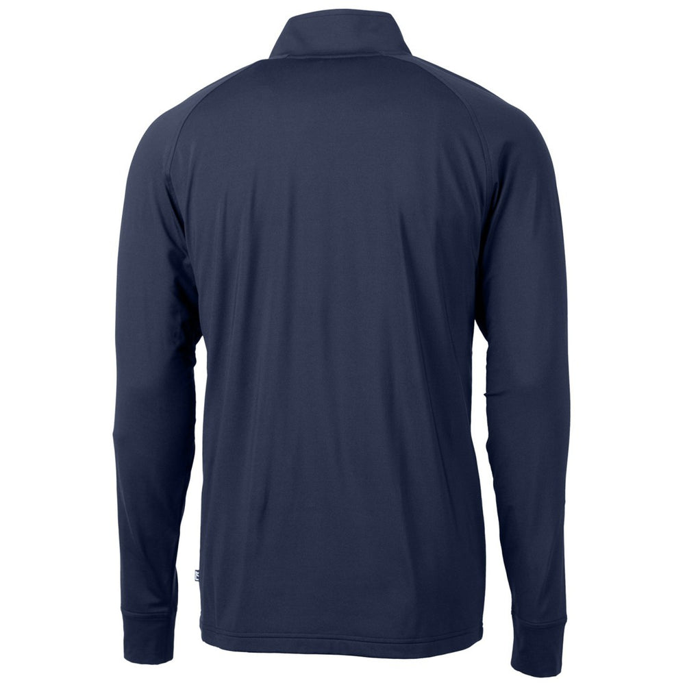 Detroit Lions Cutter & Buck Team Adapt Eco Knit Hybrid Recycled Quarter-Zip Pullover Top - Navy outlet