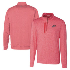 Buffalo Bills Cutter & Buck Americana Stealth Quarter-Zip Pullover Top - Red discount