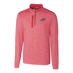 Buffalo Bills Cutter & Buck Americana Stealth Quarter-Zip Pullover Top - Red discount