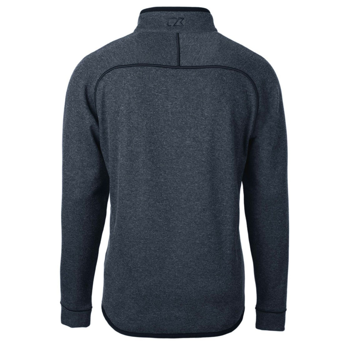 Detroit Lions Cutter & Buck Big & Tall Mainsail Sweater Knit Half-Zip Pullover Jacket - Heathered Navy outlet