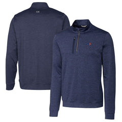 Buffalo Bills Cutter & Buck Big & Tall Stealth Quarter-Zip Jacket - Heathered Navy for sale
