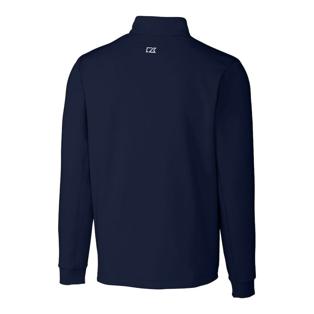 Chicago Bears Cutter & Buck Big & Tall Traverse Stretch Quarter-Zip Pullover Top - Navy discount