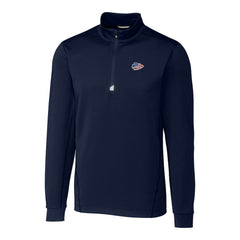 Kansas City Chiefs Cutter & Buck Big & Tall Traverse Stretch Quarter-Zip Pullover Top - Navy online
