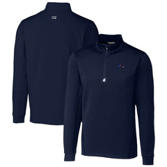 Baltimore Ravens Cutter & Buck Big & Tall Traverse Stretch Quarter-Zip Pullover Top - Navy for sale