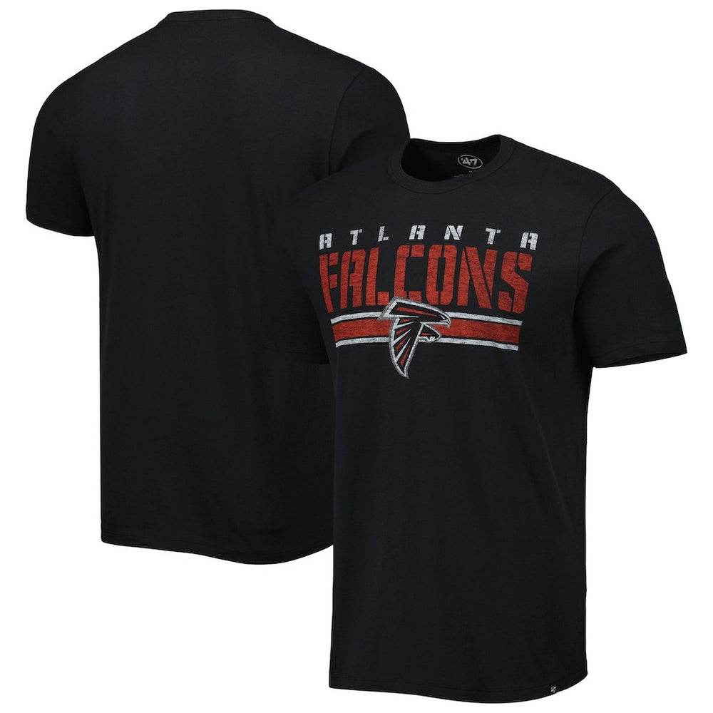 Atlanta Falcons '47 Team Stripe T-Shirt - Black sale