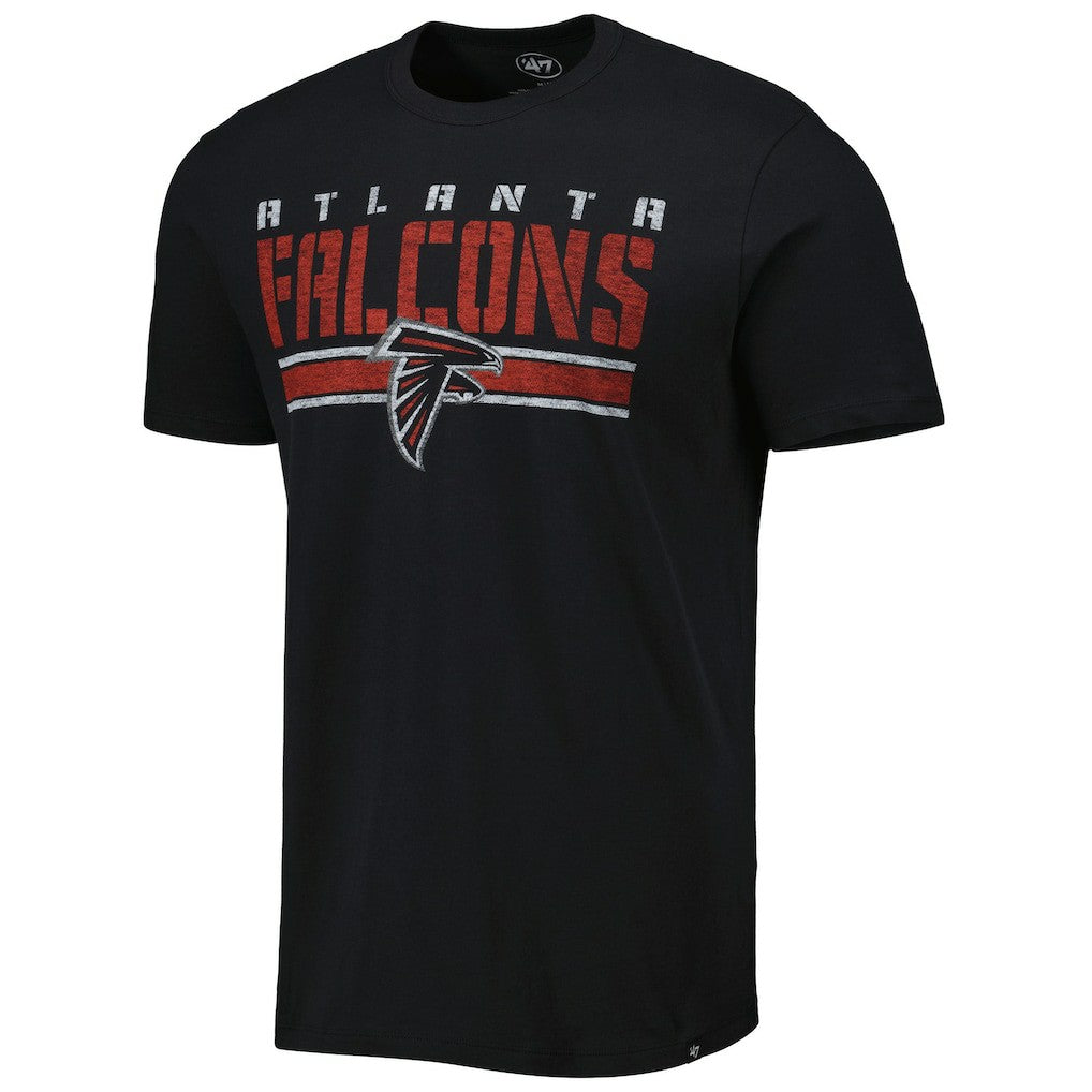 Atlanta Falcons '47 Team Stripe T-Shirt - Black sale